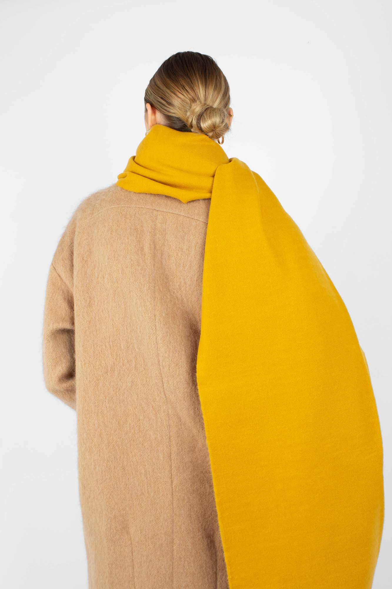 Mustard ultra soft classic scarf