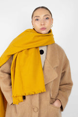 Mustard ultra soft classic scarf