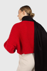 Black ultra soft classic scarf