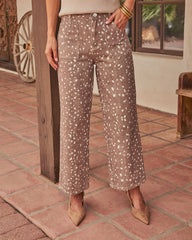Moment In Time Doe Print Pants