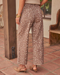 Moment In Time Doe Print Pants