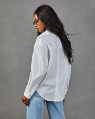 Adriana Button Down Long Sleeve Top