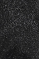 Black glitter superstar socks