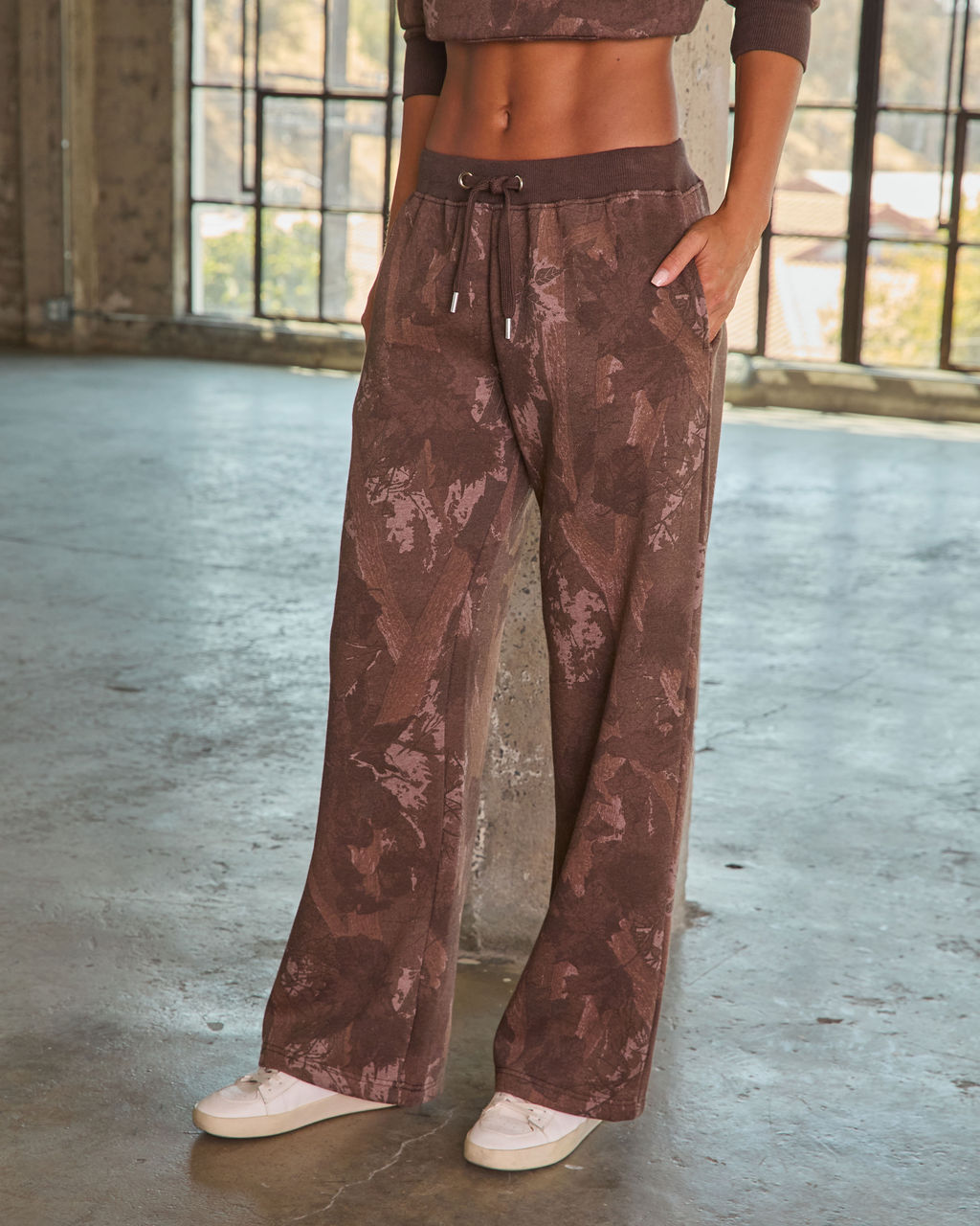 Morning Mood Fleece Camo Pants