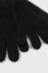 Black mohair gloves