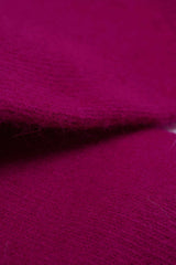 Bright purple angora smooth socks