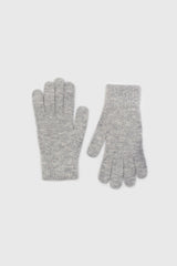 Light grey mohair gloves