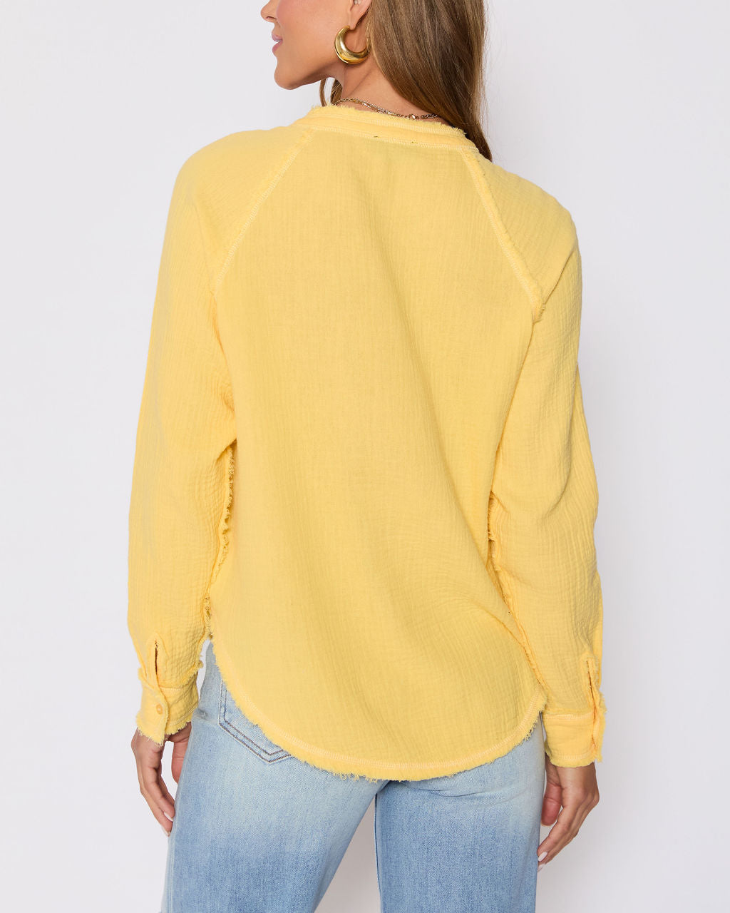 Summer Chill Cotton Button Down Top