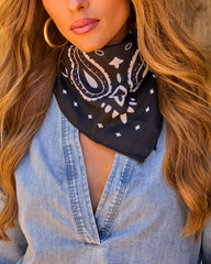 Rouge Affair Paisley Scarf
