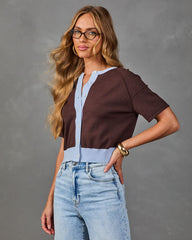 Harvest Weekend Color Block Cardigan