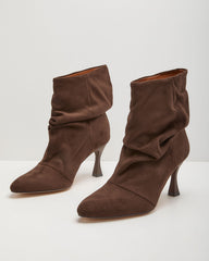 Kaycee Scrunch Faux Suede Bootie