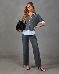 Keepsake Lane Knit Twofer Top