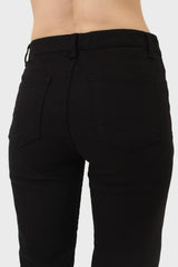 Black cut bottom boyfriend jeans - 2005