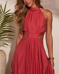 Slow Arrival Cut Out Maxi Dress