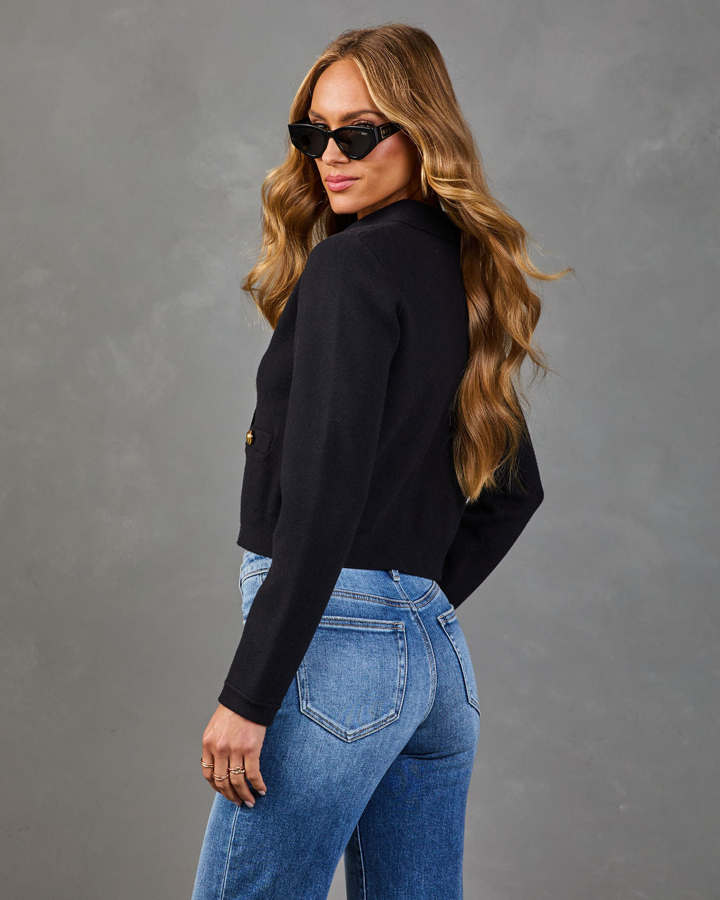 Martha Knit Neck Tie Sweater