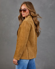 Tamia Corduroy Single Breasted Blazer