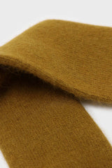 Khaki angora smooth socks