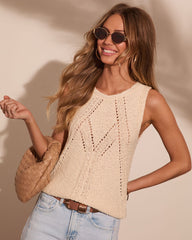 Dear Darling Knit Tank Top Sweater