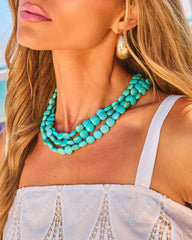Sea Glass Dreams Beaded Necklace