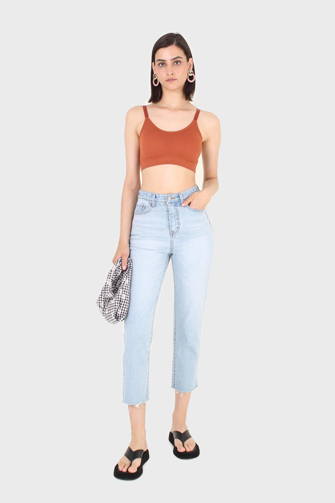 Light blue slit boyfriend jeans - 770