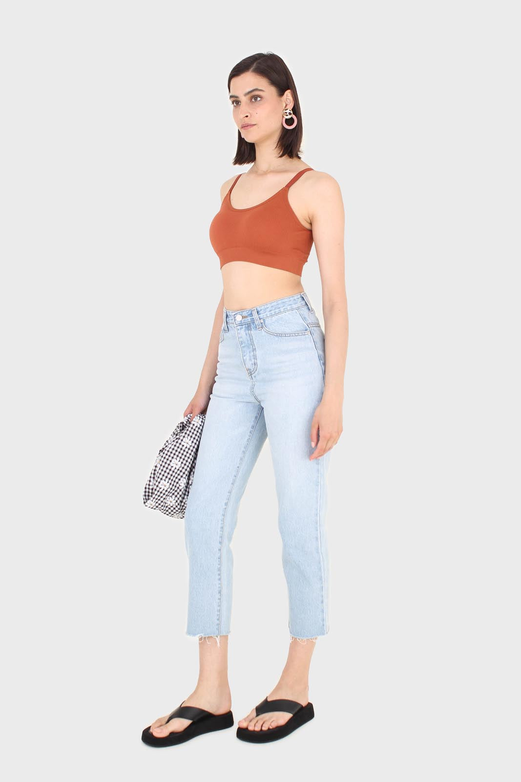 Light blue slit boyfriend jeans - 770