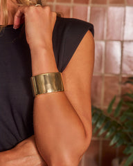 Honey Current Cuff Bracelet