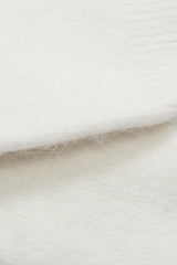Ivory angora smooth socks