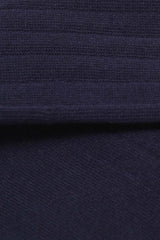 Navy giant rib socks