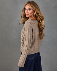 Collected Moments Ribbed Knit Cardigan