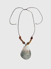 Caught Up Shell Pendant Necklace Multi