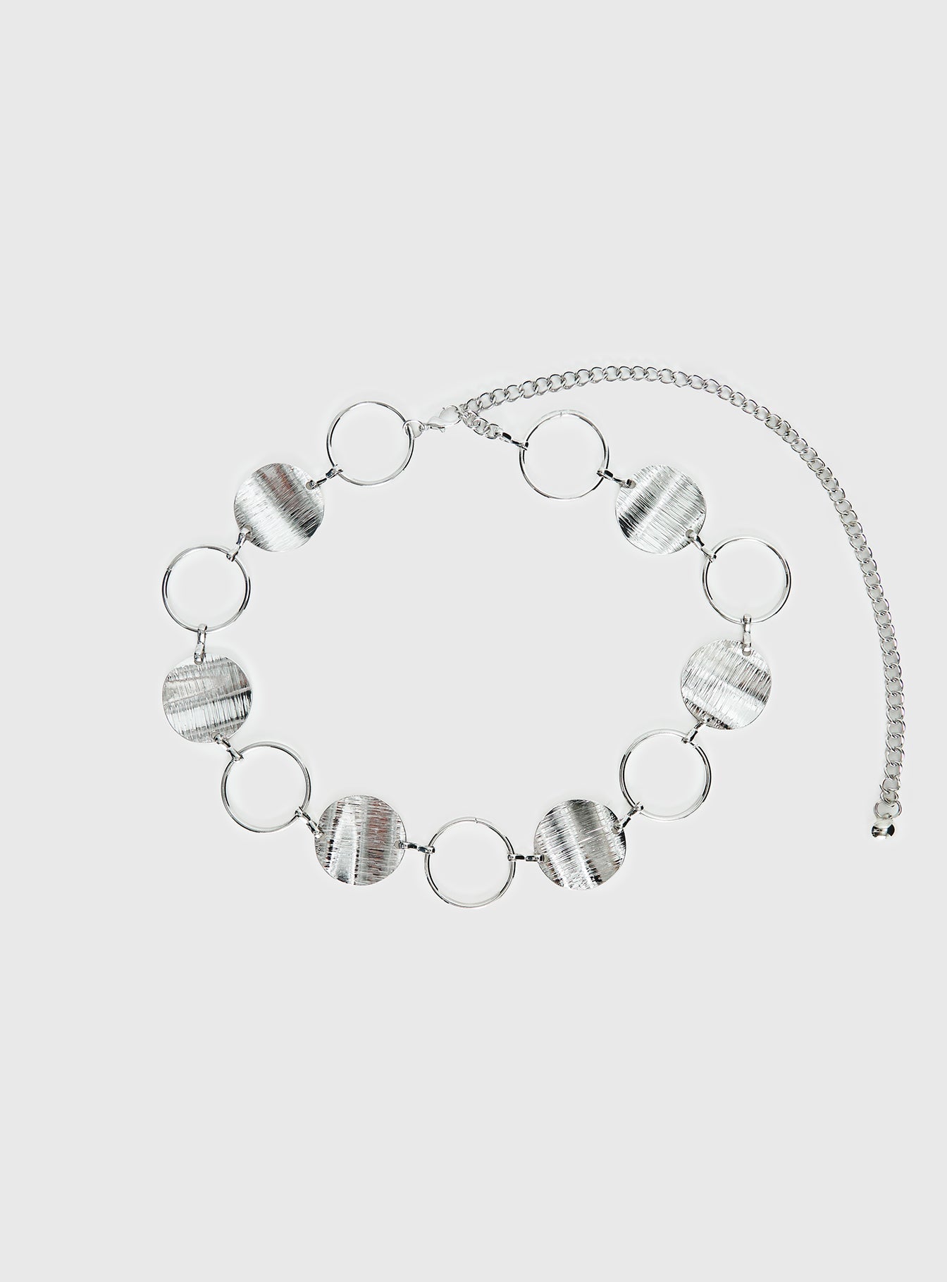 Dawna Circle Belt Silver