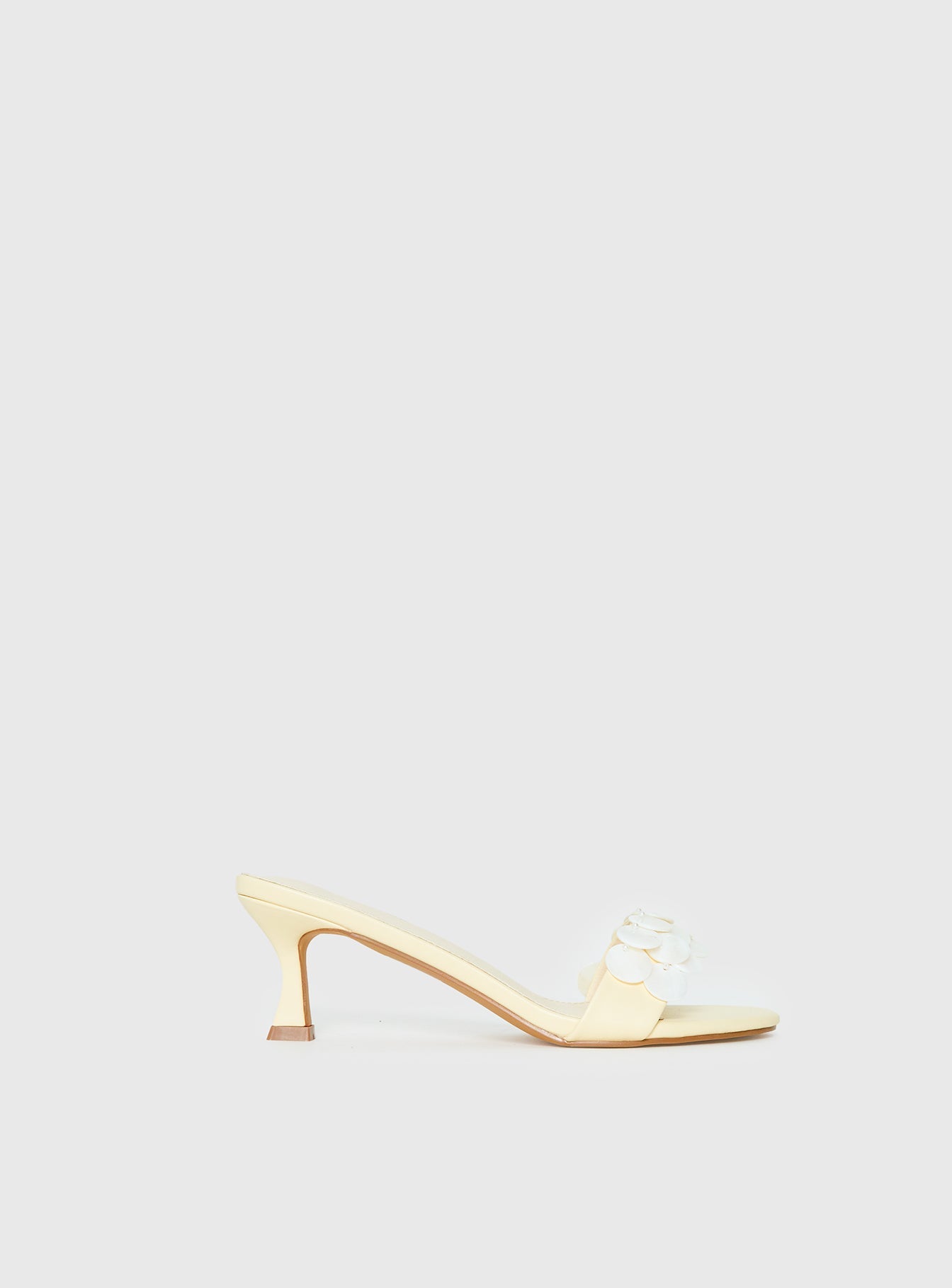 Early Pop Sequin Heels Yellow