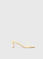 Early Pop Sequin Heels Yellow
