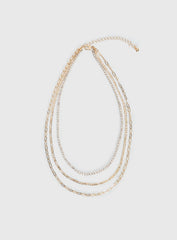 Gleaming Necklace Gold