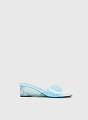 Uchee Clear Wedge Heels Blue