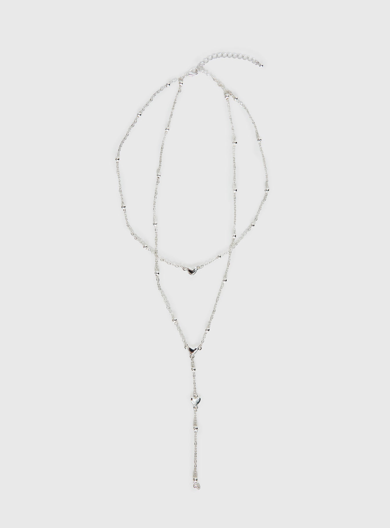 Whatever You Need Y Necklace Silver