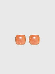 Tiera Gemstone Earrings Gold