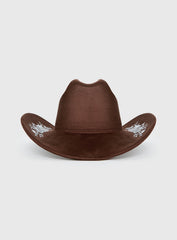 Another Level Embroidered Cowboy Hat Brown