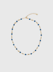 Abagail Gemstone Necklace Gold