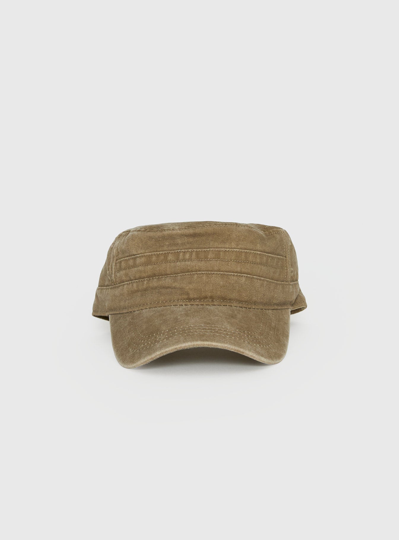 Odera Military Cap Washed Beige