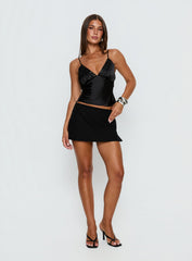 Chalina Bead Trim Cami Top Black