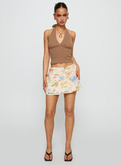 Feed The Soul Mini Skirt Floral Multi