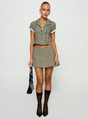 Rhom Set Brown Check