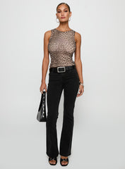 Warm Honey Top Leopard