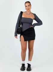 Lowell Mini Skirt Black