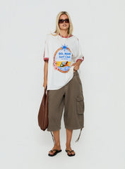 Del Mar Surf Club Oversized Graphic Tee White / Multi