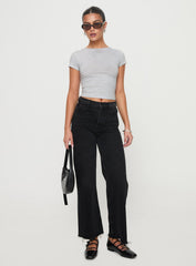 Fawcett Jeans Washed Black