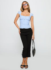 Getting Close Button Up Top Blue Check