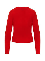 Old Burlington Knit Cardigan Red