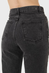 Washed black loose fit jeans - 5128